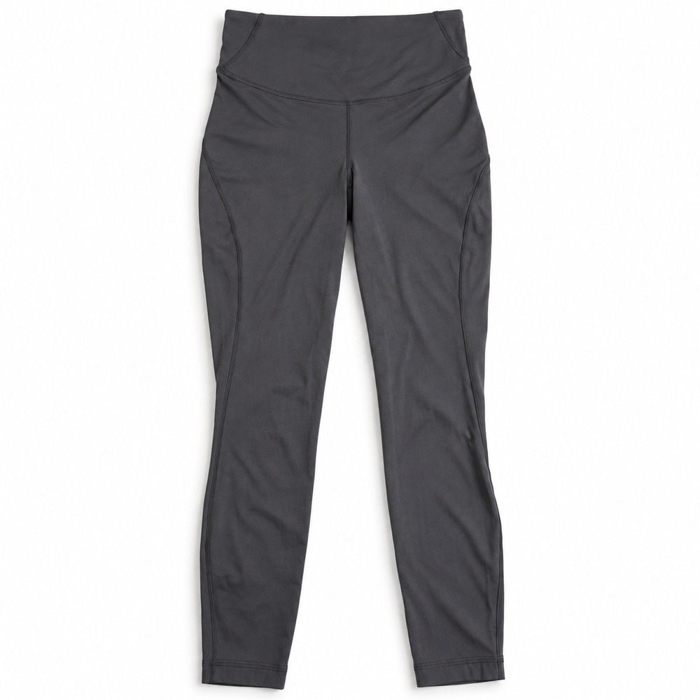 Lululemon High Rise Leggings Womens Size 4 Black Activewear Yoga Pants 7/8